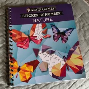 Brain Games Sticker By Number Nature Book